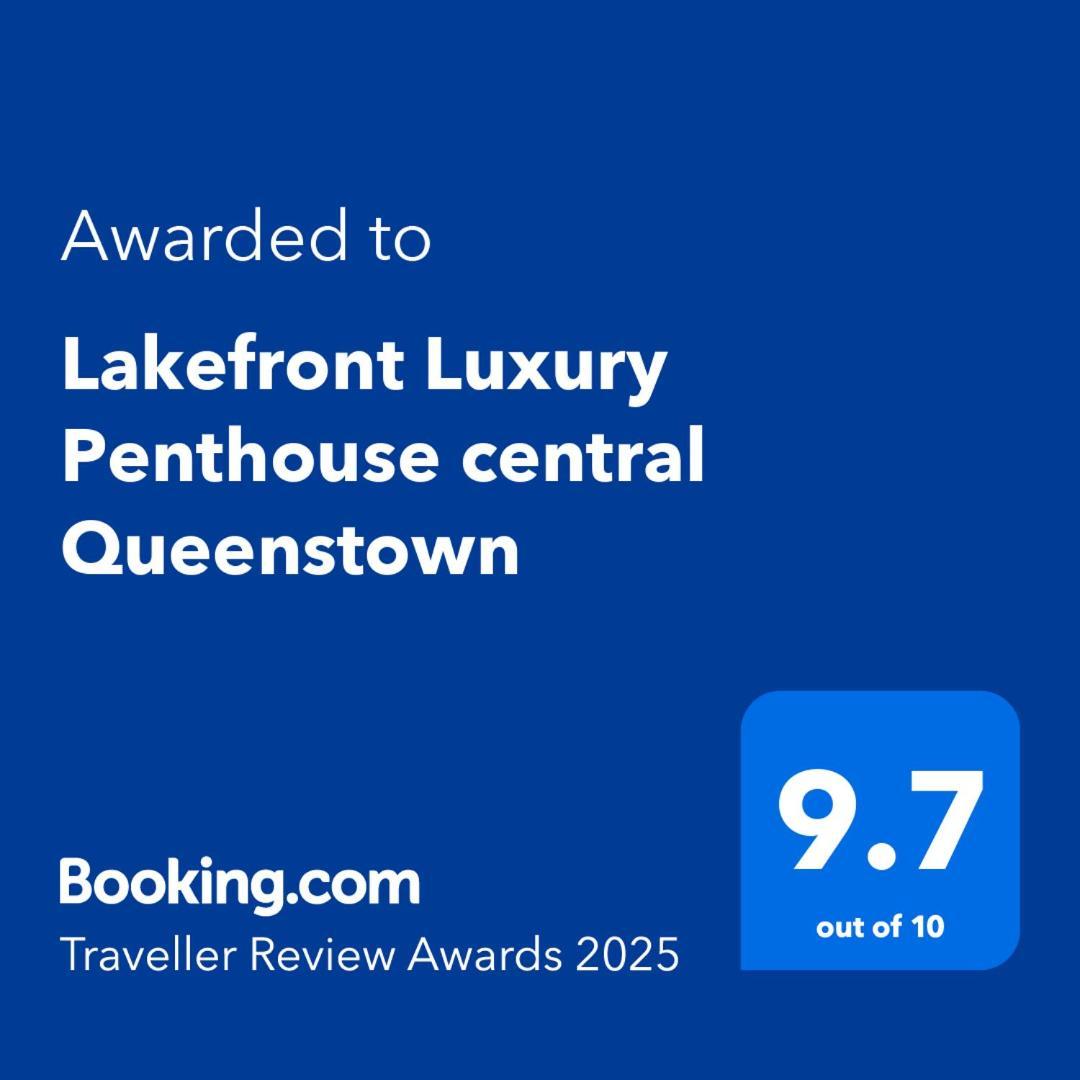 Lakefront Luxury Penthouse Central Queenstown Zewnętrze zdjęcie